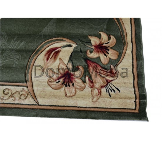 Синтетичний килим Hand Carving 0613 d.green-cream - Висока якість за найкращою ціною в Україні зображення 3.